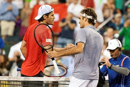 Tennis: Federer mit Chance auf Duell mit Haas in Stuttgart Tennis: Federer mit Chance auf Duell mit Haas in Stuttgart