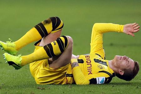 Die Verletzungen von Marco Reus (zusammengestellt vom SID) Die Verletzungen von Marco Reus (zusammengestellt vom SID)