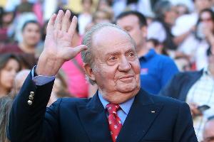 Juan Carlos I. kommt zum Champions-League-Finale