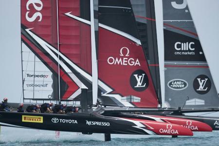 America's Cup: Neuseeland mit wichtigem Sieg gegen Großbritannien America's Cup: Neuseeland mit wichtigem Sieg gegen Großbritannien