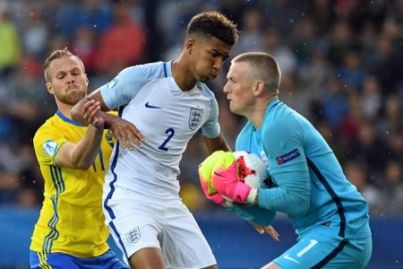 U21-EM: Rekord-Torwart Pickford bewahrt England vor Fehlstart U21-EM: Rekord-Torwart Pickford bewahrt England vor Fehlstart