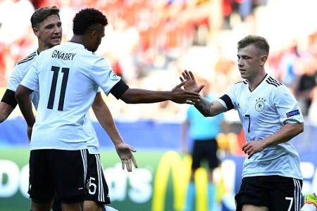 Meyer und Gnabry treffen: U21 gelingt starker EM-Start Meyer und Gnabry treffen: U21 gelingt starker EM-Start