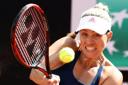 Tennis: Kerber gewinnt Showmatch vor Gerry Weber Open Tennis: Kerber gewinnt Showmatch vor Gerry Weber Open