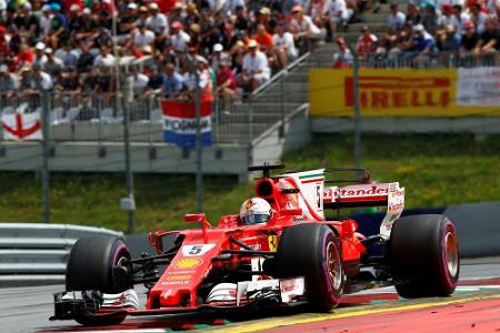 Formel 1: Vettel testet neuen Cockpitschutz Shield in Silverstone Formel 1: Vettel testet neuen Cockpitschutz Shield in Silverstone