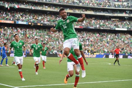 Gold Cup: Titelverteidiger Mexiko startet mit Sieg Gold Cup: Titelverteidiger Mexiko startet mit Sieg