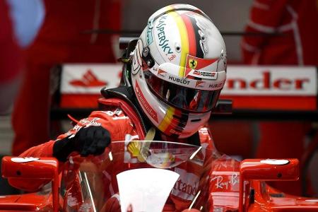 Formel 1: Vettel absolviert Training mit neuem Cockpitschutz Shield Formel 1: Vettel absolviert Training mit neuem Cockpitschutz Shield