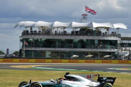 Formel 1: Hamilton gewinnt in Silverstone - Vettel Siebter Formel 1: Hamilton gewinnt in Silverstone - Vettel Siebter