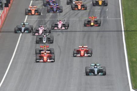 Formel 1: Spitze unverändert - Bottas vor Vettel Formel 1: Spitze unverändert - Bottas vor Vettel