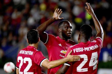 Lukaku mit erstem Tor für United Lukaku mit erstem Tor für United