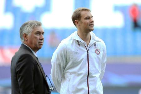 Ancelotti: Neuer zum Bundesliga-Start fit Ancelotti: Neuer zum Bundesliga-Start fit