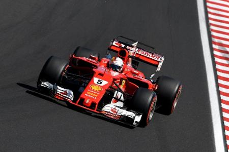 Formel 1: Vettel holt Ungarn-Pole - Hamilton verpasst Schumacher-Bestmarke Formel 1: Vettel holt Ungarn-Pole - Hamilton verpasst Schumacher-Bestmarke