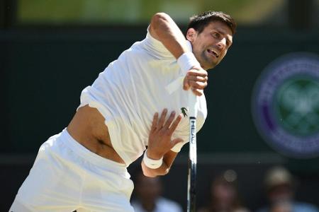Djokovic ohne Satzverlust im Achtelfinale von Wimbledon Djokovic ohne Satzverlust im Achtelfinale von Wimbledon
