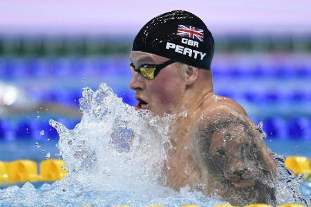 Olympiasieger Peaty schwimmt zweiten Weltrekord der WM Olympiasieger Peaty schwimmt zweiten Weltrekord der WM
