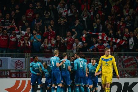 Europa League: Arsenal und Braga marschieren, Bilbao vergibt Punkte Europa League: Arsenal und Braga marschieren, Bilbao vergibt Punkte