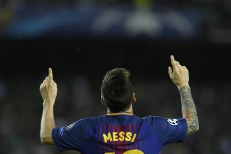 Doppelpack gegen Juve: Messi jetzt bei 99 Europacup-Toren Doppelpack gegen Juve: Messi jetzt bei 99 Europacup-Toren