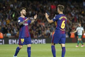 Barcelona dank Messi-Gala weiter vorn - Acht-Minuten-Hattrick in Valencia