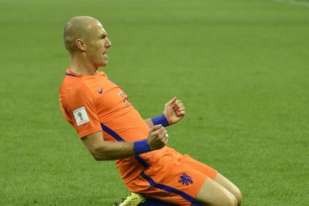 WM-Quali: Robben trifft bei Oranje-Sieg, Leipzigs Forsberg für Schweden WM-Quali: Robben trifft bei Oranje-Sieg, Leipzigs Forsberg für Schweden