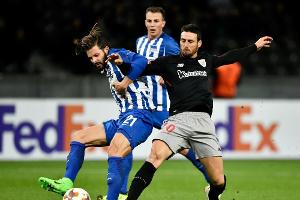 0:0 gegen Bilbao: Hertha mit durchwachsenem Europa-Comeback