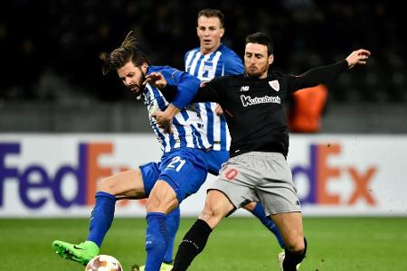0:0 gegen Bilbao: Hertha mit durchwachsenem Europa-Comeback