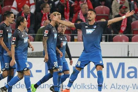 Zwei-Tore-Rückstand gedreht: Hoffenheim siegt in Mainz Zwei-Tore-Rückstand gedreht: Hoffenheim siegt in Mainz