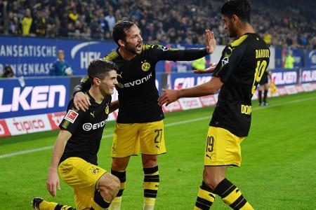 Am 5. Spieltag der Saison 2016/2017 ist es soweit: Borussia Dortmund erreicht durch einen Treffer von Christian Pulisic beim... Am 5. Spieltag der Saison 2016/2017 ist es soweit: Borussia Dortmund erreicht durch einen Treffer von Christian Pulisic beim...