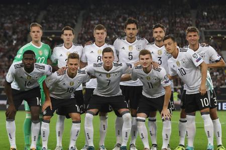Nach dem furiosen 6:0-Sieg gegen Norwegen darf der DFB weiter von einer perfekten Qualifikation zur WM-Endrunde 2018 träumen... Nach dem furiosen 6:0-Sieg gegen Norwegen darf der DFB weiter von einer perfekten Qualifikation zur WM-Endrunde 2018 träumen...