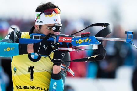 Fourcade Frankreichs Fahnenträger bei Olympia 2018 Fourcade Frankreichs Fahnenträger bei Olympia 2018