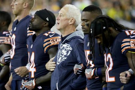 NFL: Packers und Bears setzen gemeinsames Zeichen des Protests NFL: Packers und Bears setzen gemeinsames Zeichen des Protests
