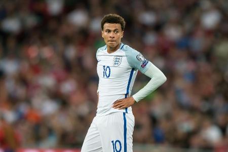 Sperre nach Mittelfinger-Geste: Alli fehlt England gegen Slowenien Sperre nach Mittelfinger-Geste: Alli fehlt England gegen Slowenien