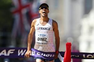 Ein Jahr nach Rio-Drama: Franzose Diniz holt Geher-Gold über 50 km