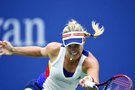 Titelverteidigerin Kerber scheitert in erster Runde von New York Titelverteidigerin Kerber scheitert in erster Runde von New York