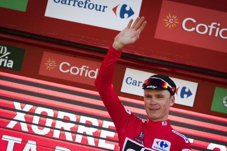 Vuelta: Froome verteidigt Gesamtführung bei Trentin-Sieg Vuelta: Froome verteidigt Gesamtführung bei Trentin-Sieg