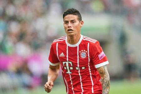 FC Bayern: James trotz Verletzung für Kolumbien-Aufgebot nominiert FC Bayern: James trotz Verletzung für Kolumbien-Aufgebot nominiert