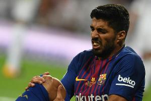 Barcelona muss wochenlang auf Suarez verzichten