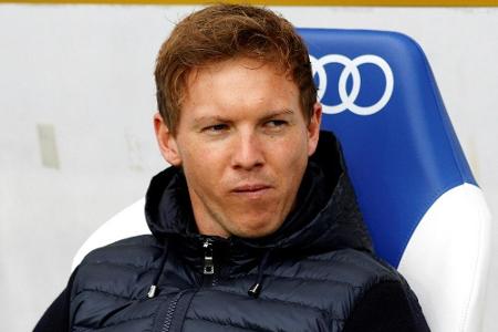 Nach Flaschenwurf: Nagelsmann leistet Abbitte Nach Flaschenwurf: Nagelsmann leistet Abbitte
