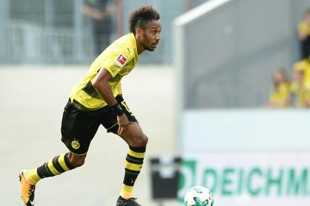 BVB-Coach Bosz sieht Aubameyang auf gutem Weg BVB-Coach Bosz sieht Aubameyang auf gutem Weg