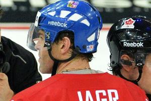 Jagr bei den Flames im Training: "Es wird nicht einfach für mich"