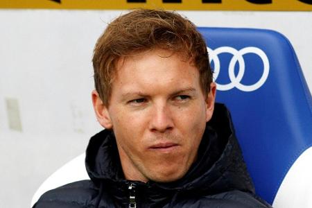 Nach Flaschenwurf: Keine Ermittlungen gegen Nagelsmann Nach Flaschenwurf: Keine Ermittlungen gegen Nagelsmann
