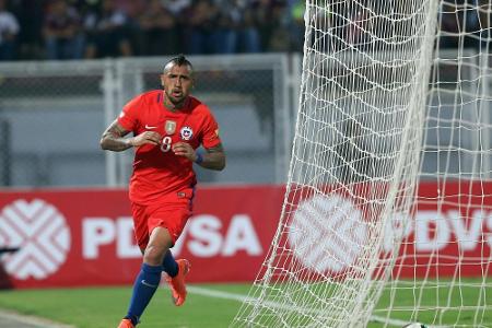 Nach Rücktrittsandeutungen: Vidal will doch weiter für Chile spielen Nach Rücktrittsandeutungen: Vidal will doch weiter für Chile spielen