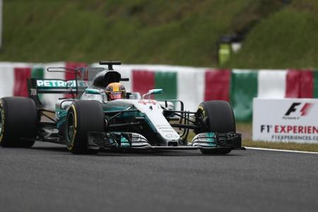 Hamilton in Japan erstmals auf der Pole - Vettel auf Startplatz zwei Hamilton in Japan erstmals auf der Pole - Vettel auf Startplatz zwei