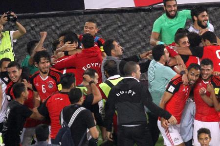 Erste WM-Teilnahme nach 28 Jahren: Ägypten steht Kopf Erste WM-Teilnahme nach 28 Jahren: Ägypten steht Kopf