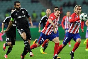 Atletico blamiert sich in Aserbaidschan - 0:0 gegen Qarabag Agdam