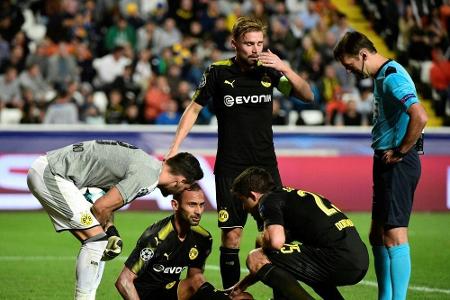 Dortmund: Toprak mit Oberschenkelzerrung fraglich Dortmund: Toprak mit Oberschenkelzerrung fraglich