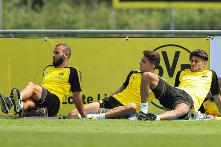 Toprak und Dahoud wieder im BVB-Training Toprak und Dahoud wieder im BVB-Training