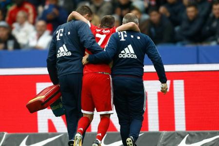 Medien: Ribery fällt bis zu drei Monate aus Medien: Ribery fällt bis zu drei Monate aus
