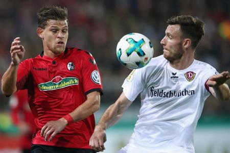 Dynamo Dresden bot dem SC Freiburg lange Zeit leidenschaftlich Paroli...