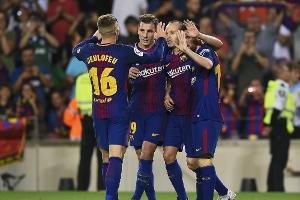 Barcas B-Elf ohne Messi im Pokal siegreich