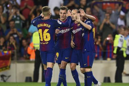 Barcas B-Elf ohne Messi im Pokal siegreich Barcas B-Elf ohne Messi im Pokal siegreich
