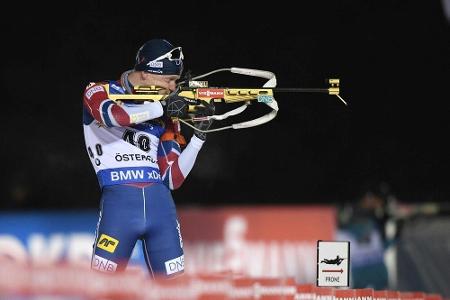 DSV-Biathleten enttäuschen: Schempp als 16. bester Deutscher - Boe triumphiert DSV-Biathleten enttäuschen: Schempp als 16. bester Deutscher - Boe triumphiert