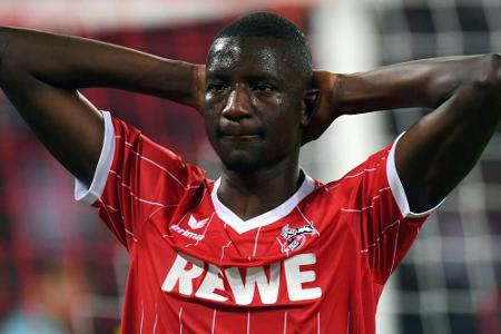 1. FC Köln: Stöger gibt leichte Entwarnung bei Guirassy 1. FC Köln: Stöger gibt leichte Entwarnung bei Guirassy